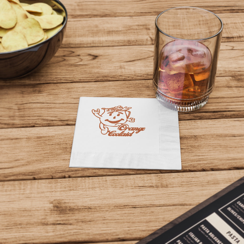 Orange Coolaid Cocktail Napkins
