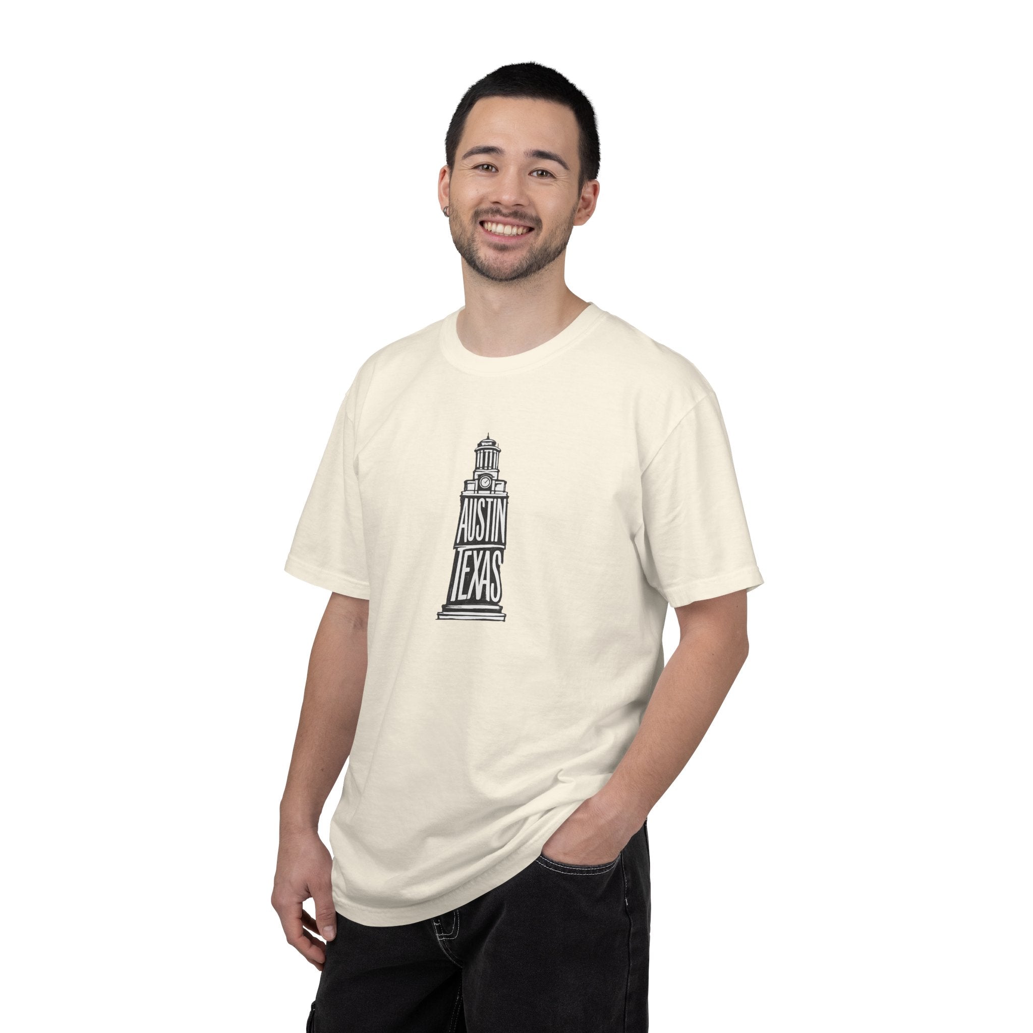 Austin Texas Bell Tower T‑Shirt — Vintage Tee