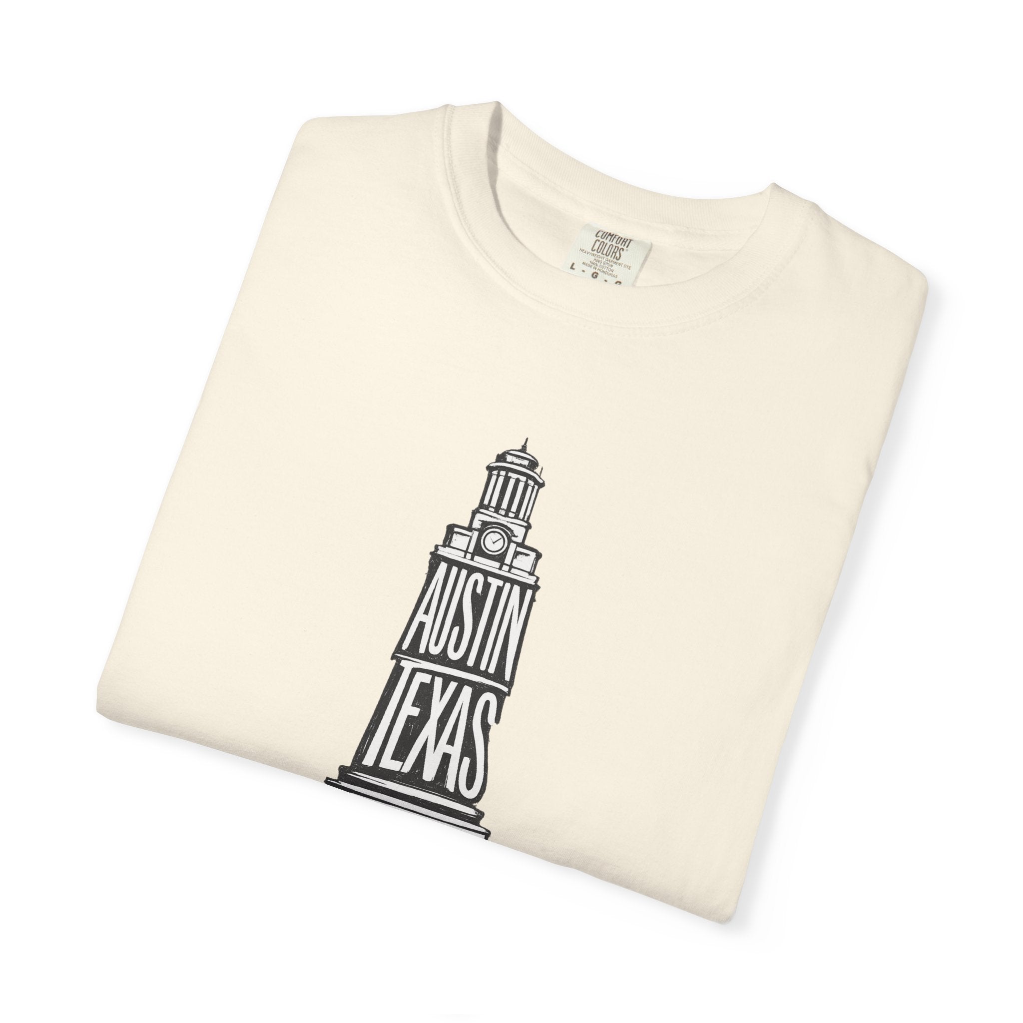 Austin Texas Bell Tower T‑Shirt — Vintage Tee