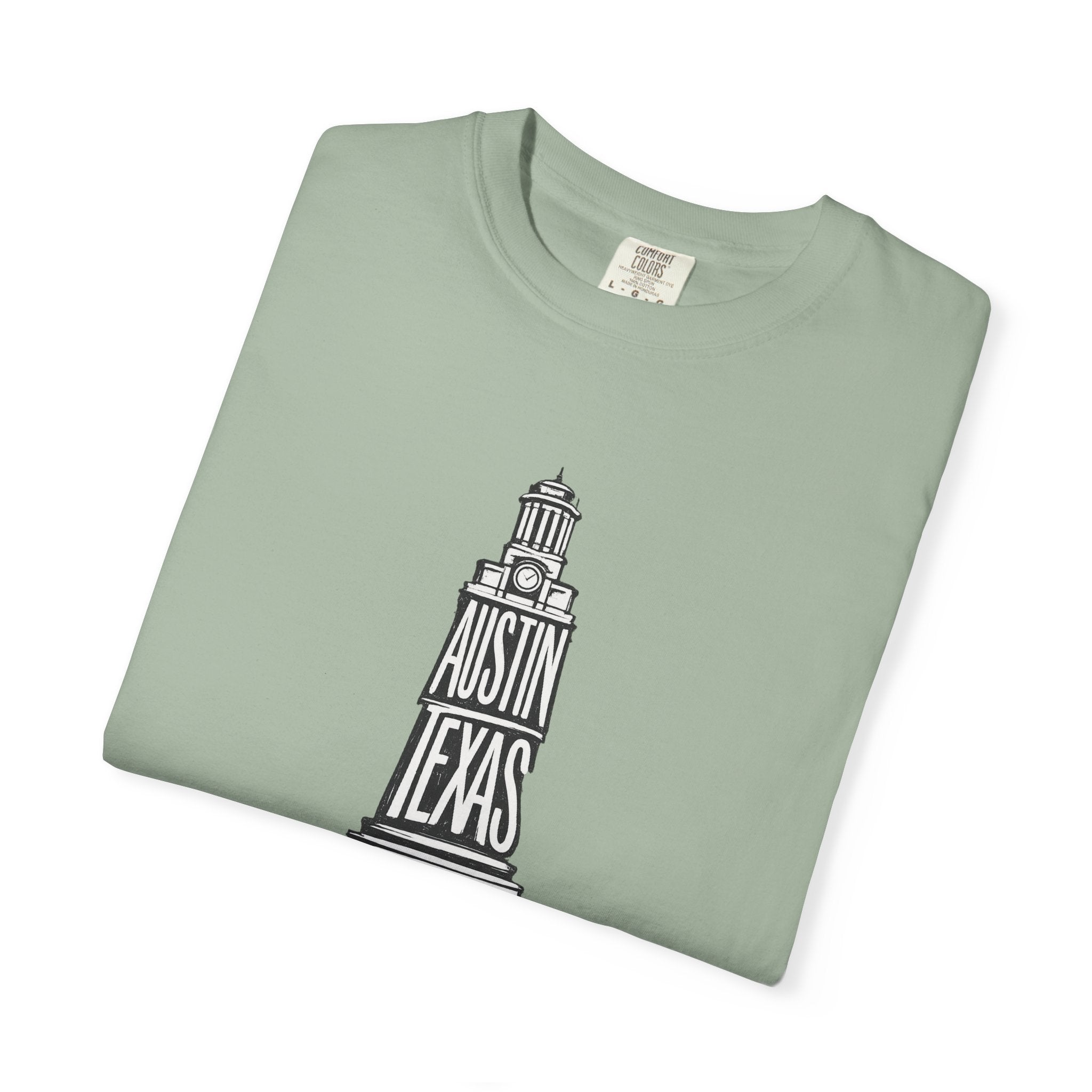 Austin Texas Bell Tower T‑Shirt — Vintage Tee