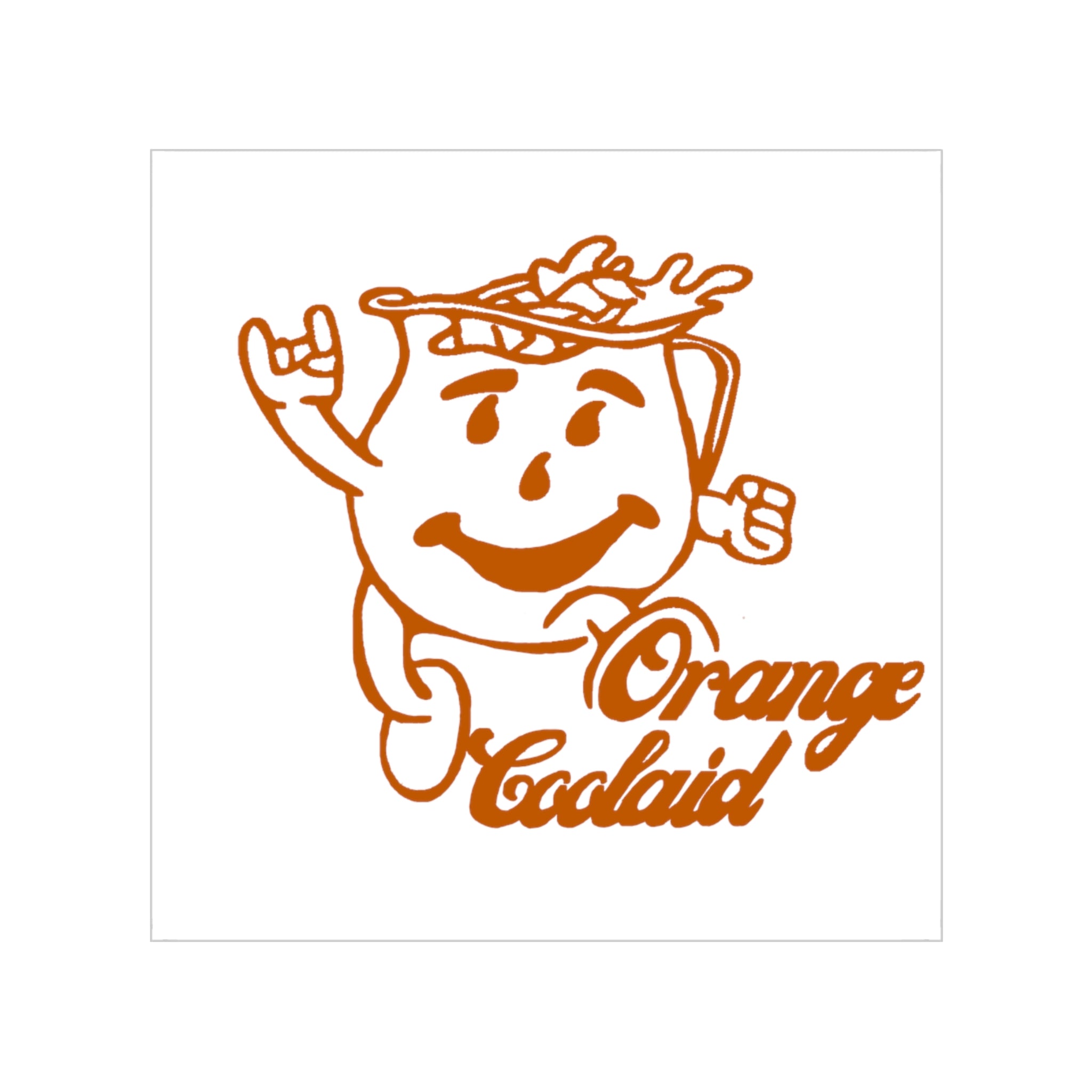 OrangeCoolaid Transparent Sticker