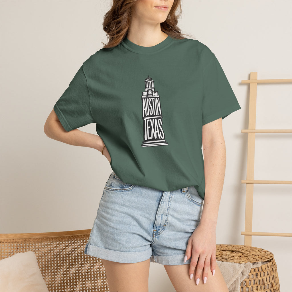 Austin Texas Bell Tower T‑Shirt — Vintage Tee
