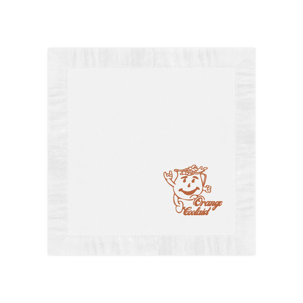 Orange Coolaid Cocktail Napkins