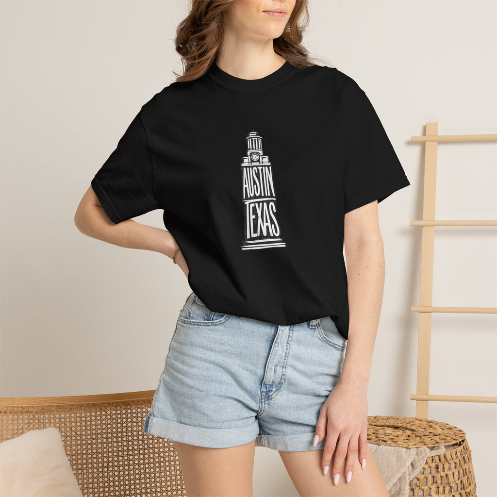 Austin Texas Bell Tower T‑Shirt — Vintage Tee