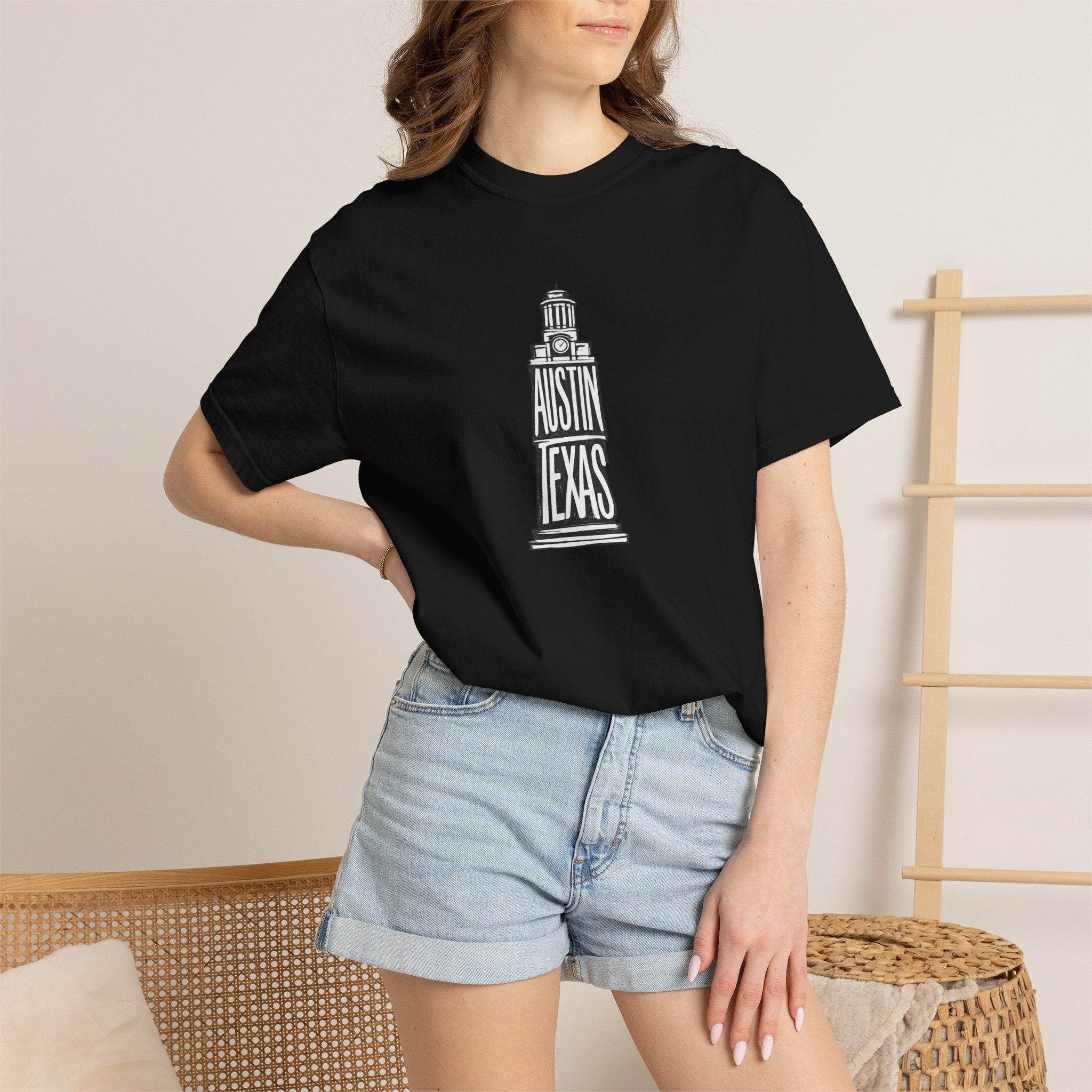 Austin Texas Bell Tower T‑Shirt — Vintage Tee