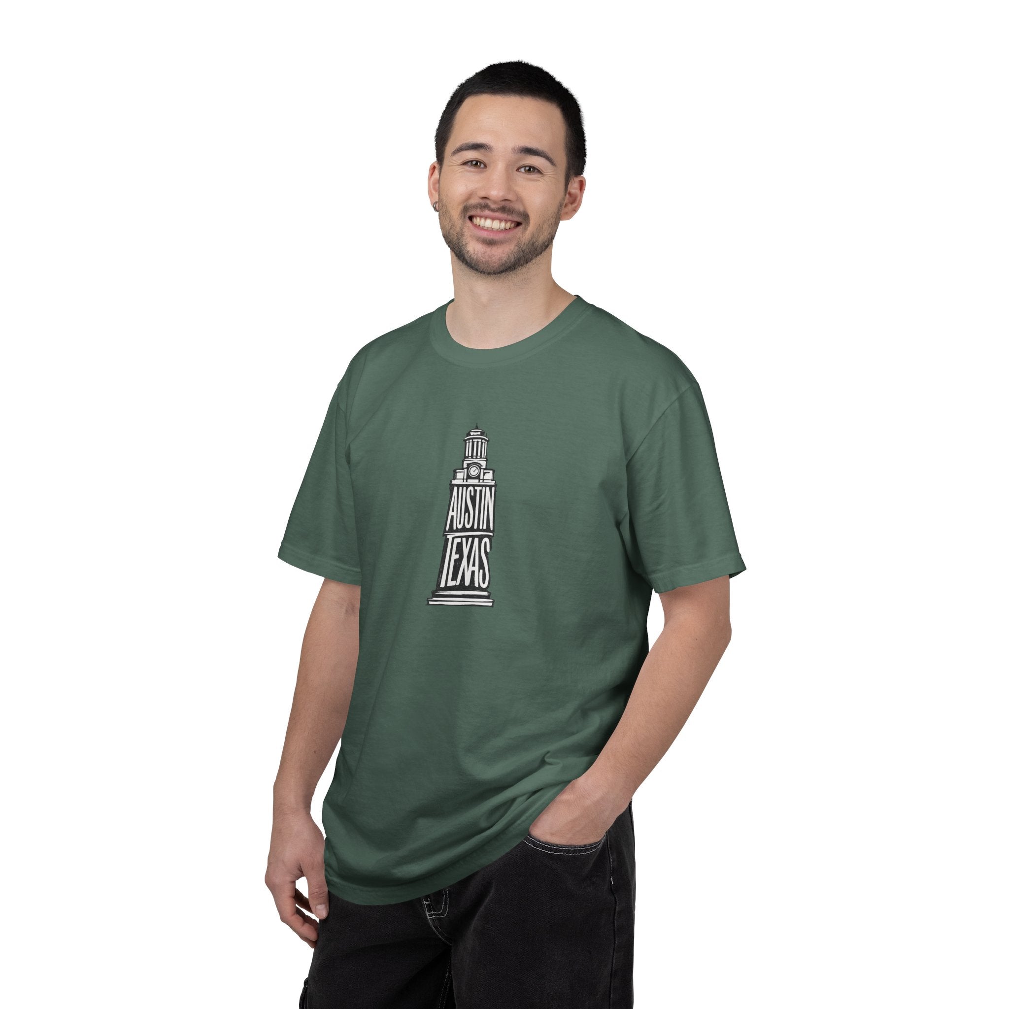 Austin Texas Bell Tower T‑Shirt — Vintage Tee