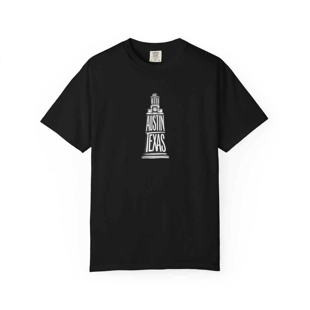 Austin Texas Bell Tower T‑Shirt — Vintage Tee