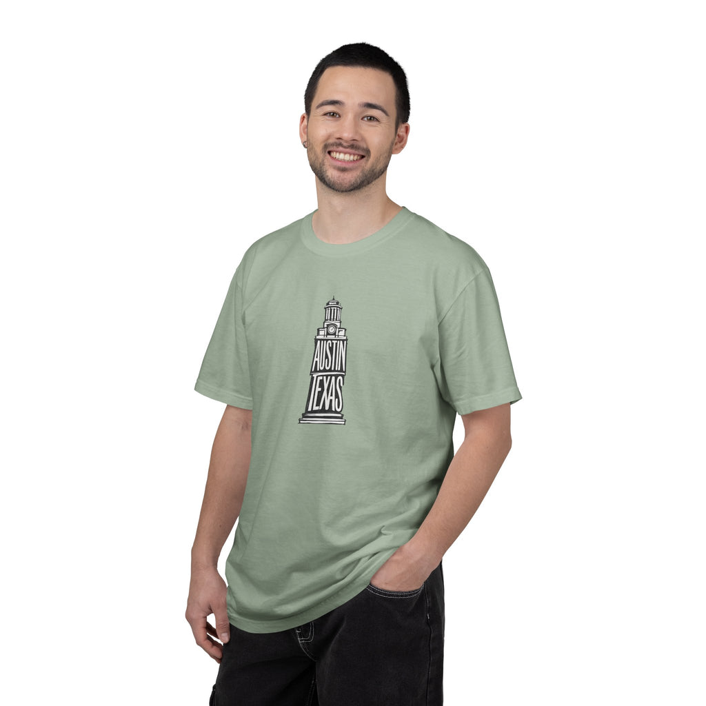 Austin Texas Bell Tower T‑Shirt — Vintage Tee