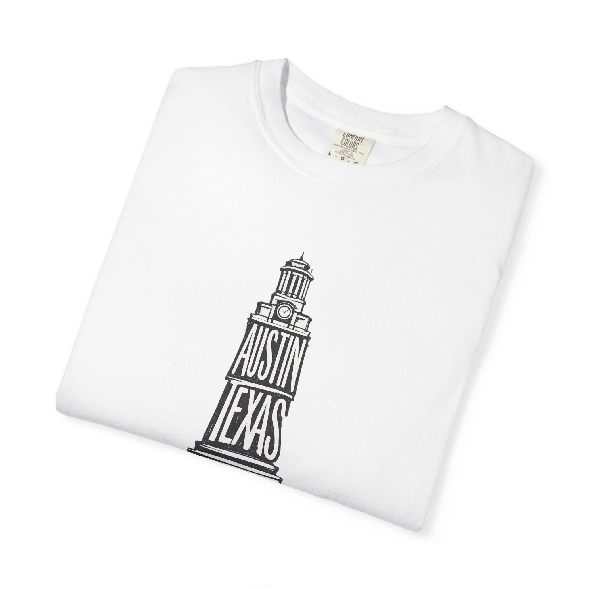 Austin Texas Bell Tower T‑Shirt — Vintage Tee