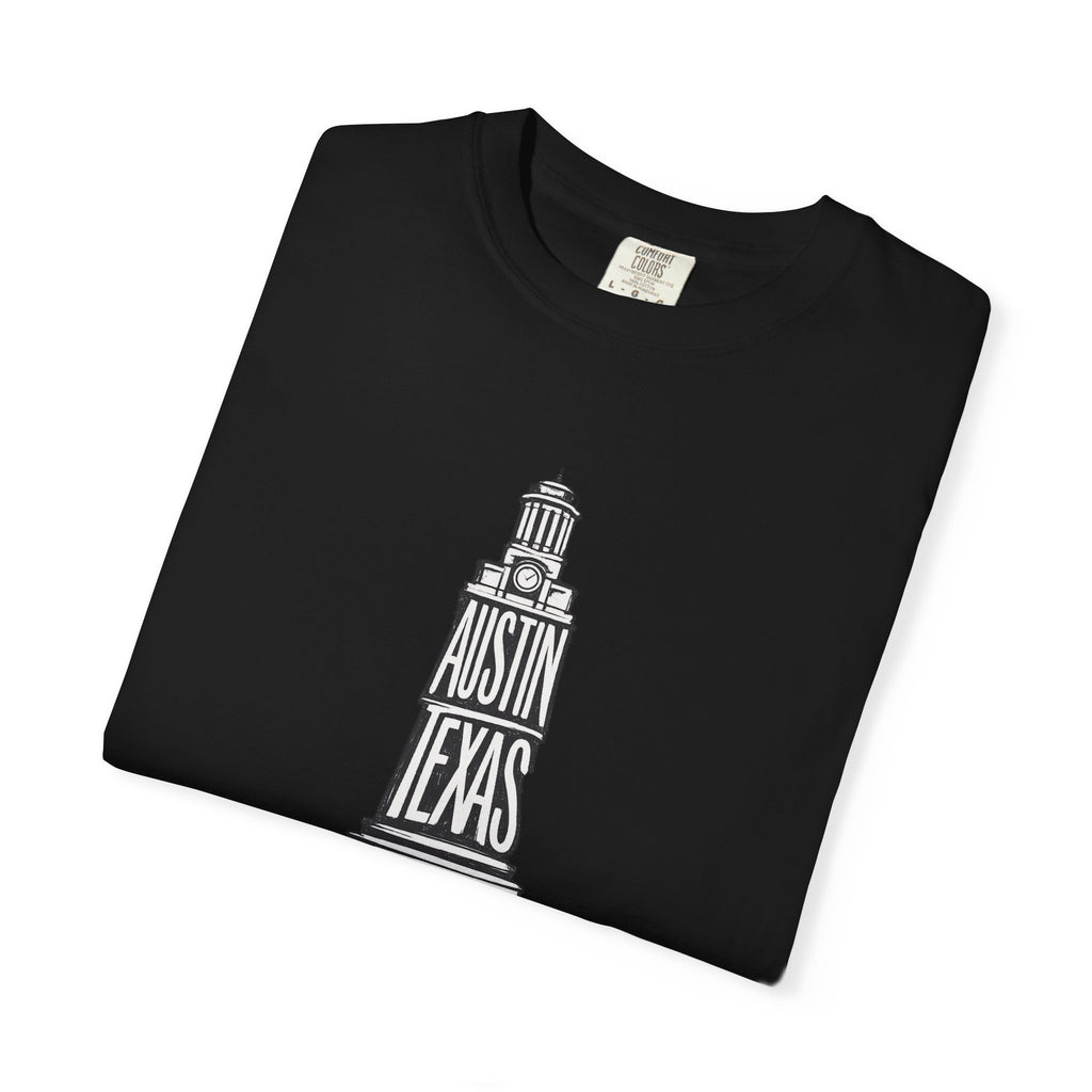 Austin Texas Bell Tower T‑Shirt — Vintage Tee