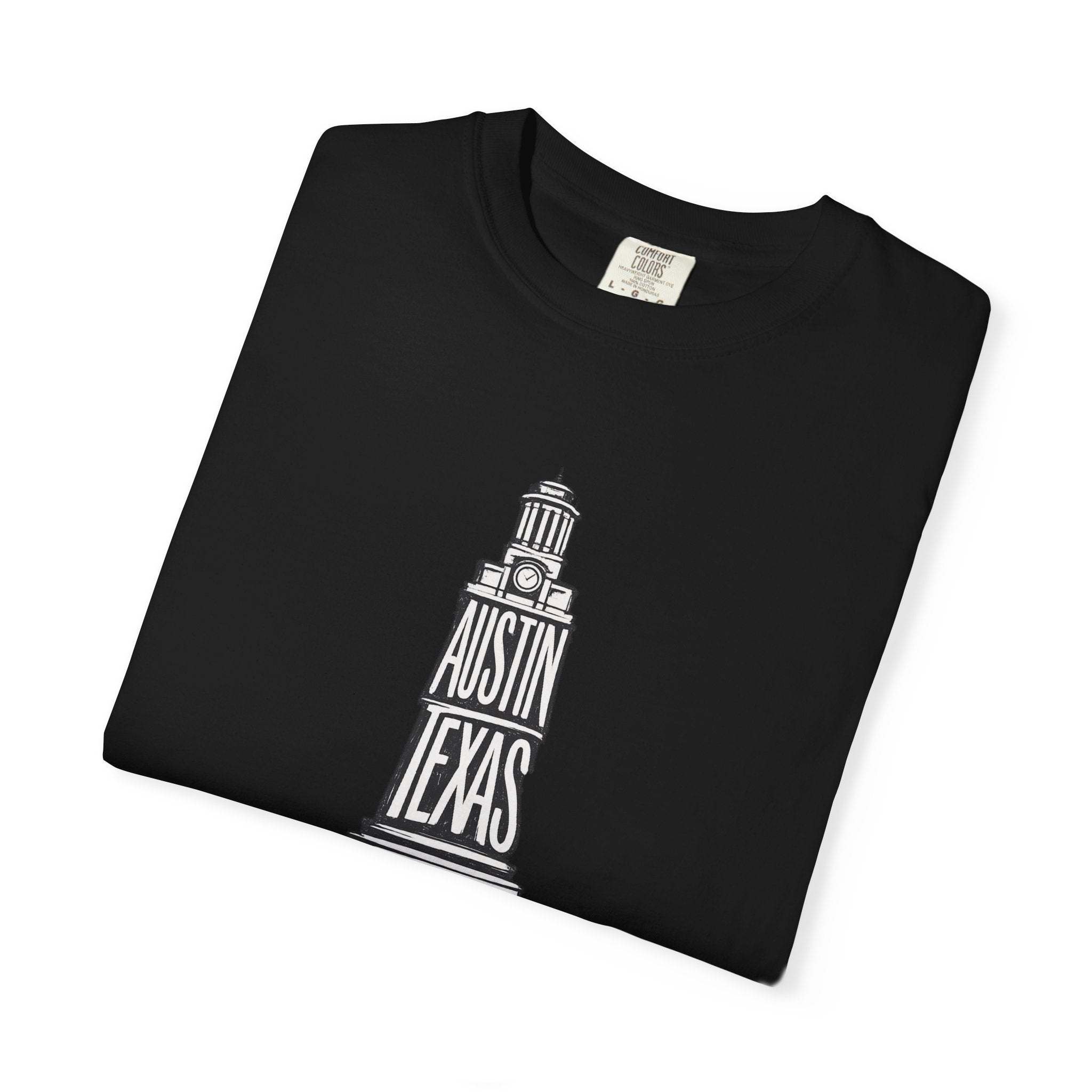 Austin Texas Bell Tower T‑Shirt — Vintage Tee