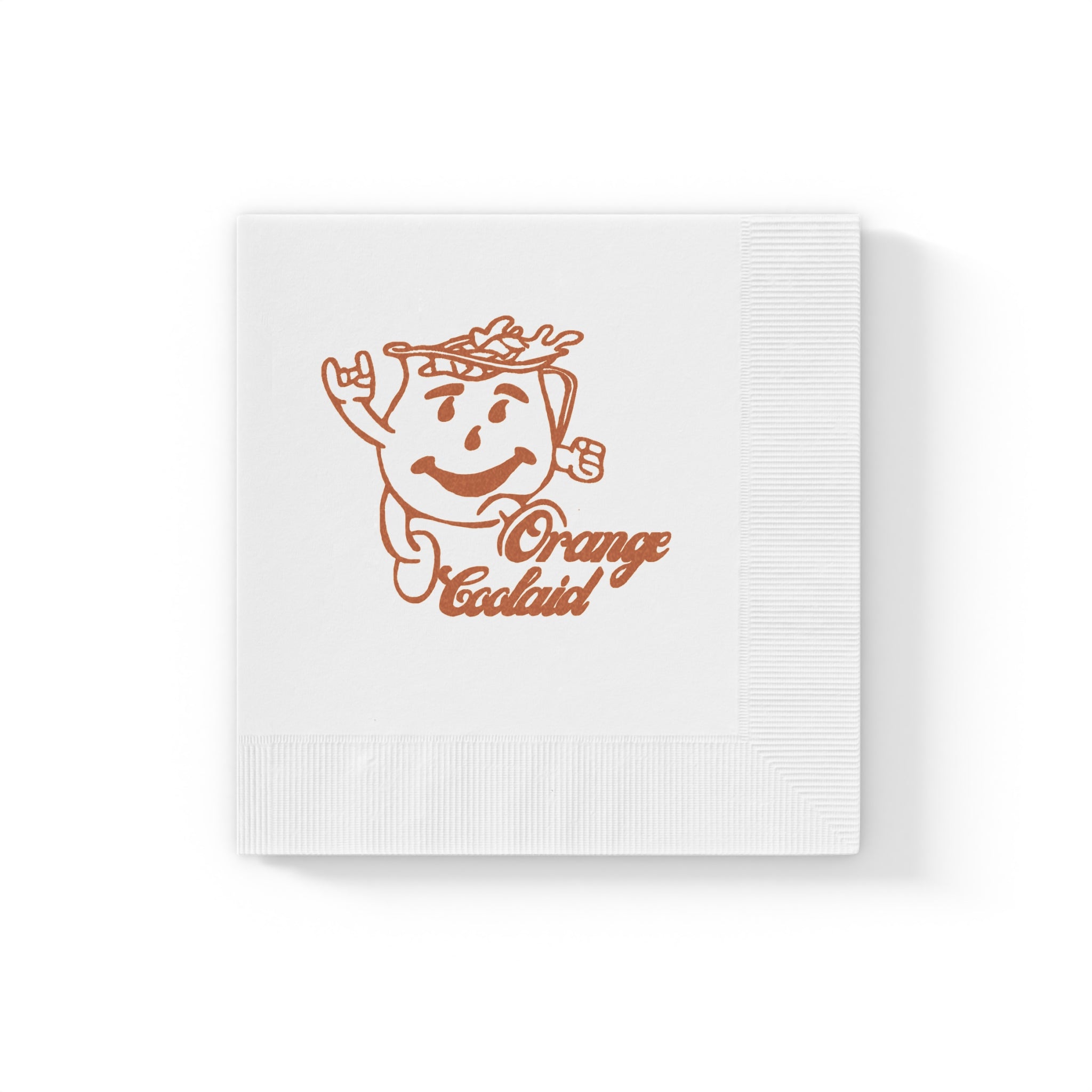 Orange Coolaid Cocktail Napkins
